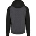 thumbnail image 2 of Build Your Brand Mens Basic Raglan Hoodie, 2 of 3