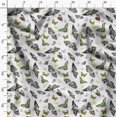 thumbnail image 3 of Soimoi Tissu Poly Georgette Papillons Imprimé Papillon au Mètre 42 Pouces de Large, 3 of 6