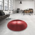 thumbnail image 4 of Ahgly Company Machine Washable Indoor Rectangle Transitional Grapefruit Red Area Rugs, 8' x 10', 4 of 7