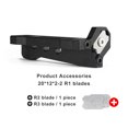 thumbnail image 3 of Wweixi Edge Corner Blade Planer Arc Trimmer Long-lasting Professional Simple Operation Woodworking Accessories Woodwork Supplies R1+R2+R3, 3 of 7