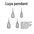 thumbnail image 4 of 50 Pieces Lead Sinker Drop Shot Gift for Beginners Compact Size Space Saving Functional Fishing Supplies Multipurpose Sweet Gift Weight Sinkers 7g, 4 of 6