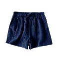 thumbnail image 1 of Tranfacy Summer Shorts for Women, Solid Color Casual Pocket Home Shorts, 1 of 6