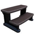 thumbnail image 2 of Puri Tech Universal Spa & Hot Tub Outdoor Steps No Slip Grip Support - Espresso with Black, 2 of 15