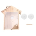 thumbnail image 2 of Wooden Window Bird House, Outdoor Bird House Thermal Insulation  For Home For Garden, 2 of 8