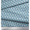 thumbnail image 3 of Soimoi Rayon Fabric Flower Artistic Print Sewing Fabric Yard 56 Inch Wide, 3 of 3
