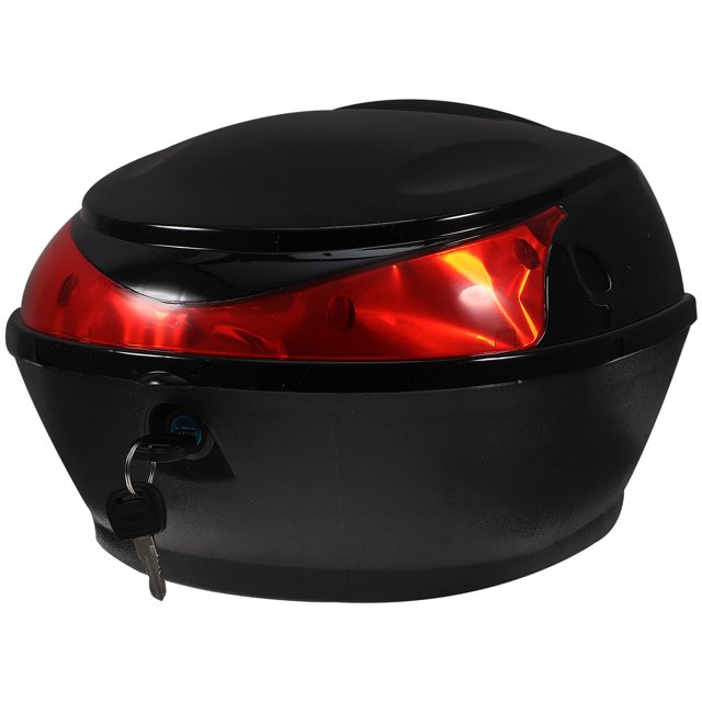 1Pcs Boîte de Valise de Moto Résistante à la Chaleur Noire pour Usage Quotidien