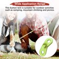 thumbnail image 3 of Uxcell Rope Tensioner Aluminum Alloy [20PCS] - Guyline Cord Adjusters - [Green] Tent Rope Adjuster, 3 of 6