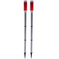 thumbnail image 1 of CUITING 2 Pcs Solar Warning Light Garden Lamp Traffic Alarm Strobe Major Roadblock Lights Stainless Steel Plastic, 1 of 6
