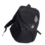 OULII Puppy Backpack Carrier Portable Pet Backpack Black Foot Pad 1Set