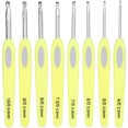 thumbnail image 1 of Sweater Crochet Hooks Set,8Pcs Ergonomic Crochet Hooks Sewing Tools Crochet Hooks Set Meticulously Designed, 1 of 14