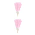 thumbnail image 4 of Wweixi 3piece Peaceful With Pampas Reed Decoration Downy And Durable Boho Decor Light Pink 2Set, 4 of 6