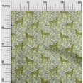 thumbnail image 2 of oneOone Cotton Poplin Green Fabric Animal Craft Projects Decor Fabric Printed By The Yard 42 Inch Wide-MS, 2 of 4