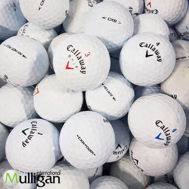 Mulligan - 50 Callaway 5A/4A Recycled Used Golf Balls, White