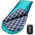 thumbnail image 3 of Bessport Sleeping Bag Winter Flannel Lined 18? - 32? Extreme 3-4 Season Warm & Cool Weather Adult Sleeping Bags Large Lightweight, Waterproof for Camping, Backpacking, Hiking, 3 of 4