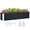 Dark Grey, variant on Outsunny Galvanized Raised Garden Bed, Elevated Large Metal Planter Box