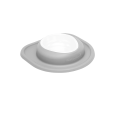 thumbnail image 1 of WeatherTech Système d'Alimentation pour Animaux Simple et Bas 16 oz - Acier Inoxydable - Gris Pâle, 1 of 1