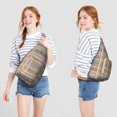 thumbnail image 4 of Sac à Dos Boho Hippie – Sac de Poitrine Bandoulière, Léger, Style Rétro Floral, 4 of 4