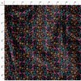 thumbnail image 4 of Soimoi Black Silk Fabric Flower & Butterfly Decor Fabric Printed BTY 42 Inch Wide, 4 of 5