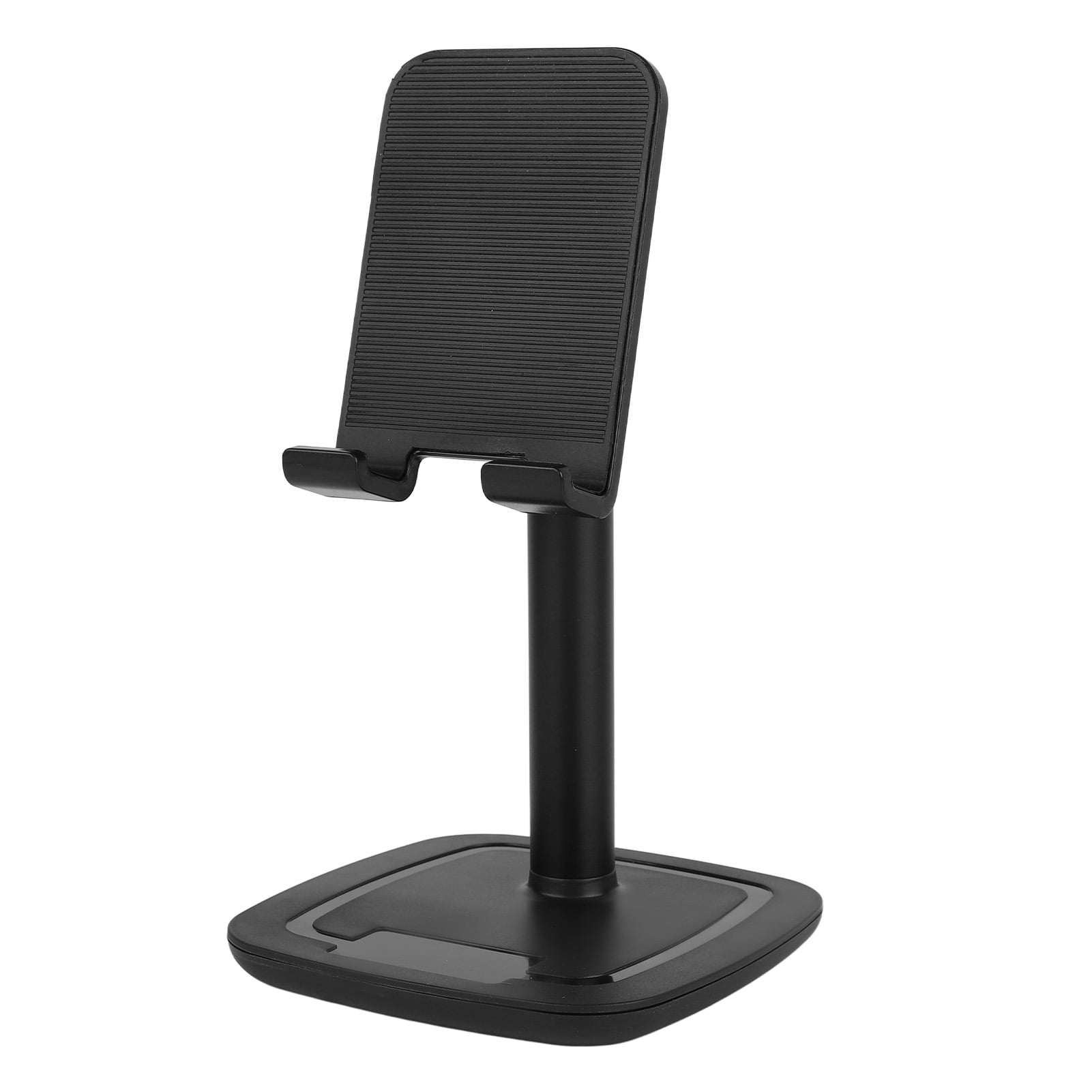 Desktop Phone Holder,Black Aluminium Alloy Desktop Folding Cell Phone Stand Foldable Desktop Phone Stand Eco-Friendly Materials
