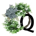 thumbnail image 1 of Wreath 1 Unique Last Name Year Round Front Door Wreath With Bow Welcome Sign Garland 26 Letters Farmhouse Wreath For Front Door Spring All Seasons Outside Hanger, 1 of 3