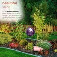 thumbnail image 5 of Alpine Corp GLB292PL Electric Purple Glass Gazing Globe - 2 Pack, 5 of 5