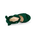 thumbnail image 4 of BLISSFUL STEP Chaussures pour Femmes Espadrilles à Lacets Sandales Compensées à Plateforme Vert 8,5, 4 of 7