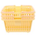 thumbnail image 1 of Miangastore 3 Pcs Bathroom Drainage Toiletry Organizers Plastic Storage Organizer Baskets With Handles, 1 of 8