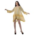 thumbnail image 4 of Moomaya Robe de Cocktail Imprimée à Manches Longues Tenues de Noël Robe Courte pour les Fêtes, 4 of 4