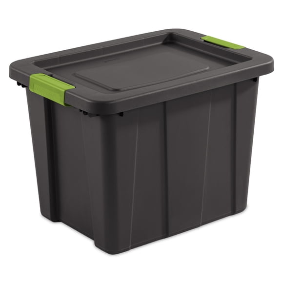 Sterilite Tuff1 Latching 18 Gal Plastic Storage Container & Lid (12 Pack)