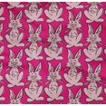 thumbnail image 4 of oneOone Organic Cotton Poplin Twill Fabric Rabbit Block Print Fabric BTY 42 Inch Wide, 4 of 4