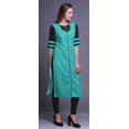 thumbnail image 3 of Bimba Kurti Droite Décontractée Imprimée Haut à Manches 3/4 Longue Kurta Robe pour Femmes, 3 of 6