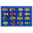 thumbnail image 1 of Tapis rectangle amusant pour enfant Aquarium multicolore nylon, 1 of 2