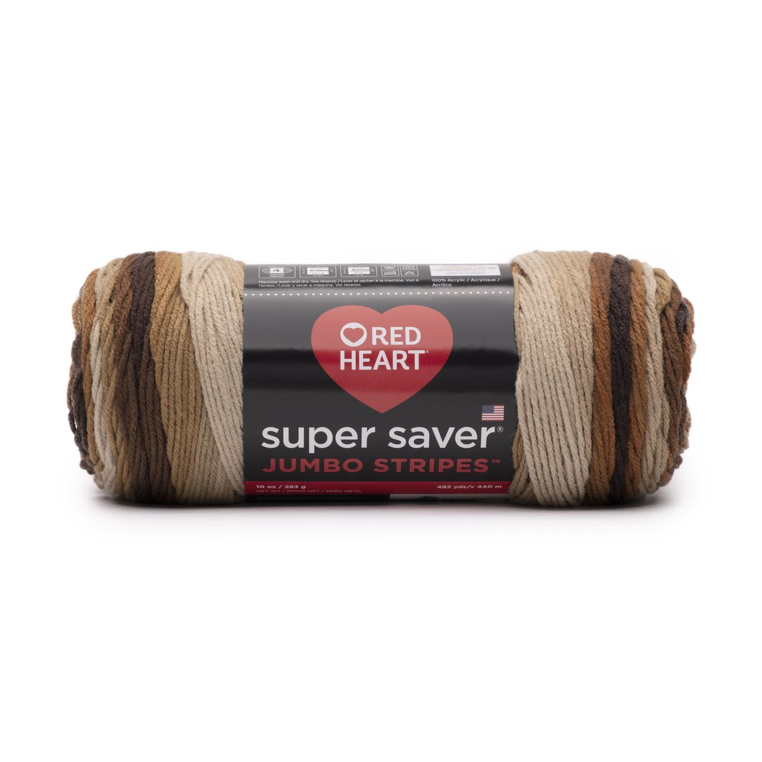 Red Heart® Super Saver® Jumbo Yarn, Acrylic #4 Medium, 10oz/283g