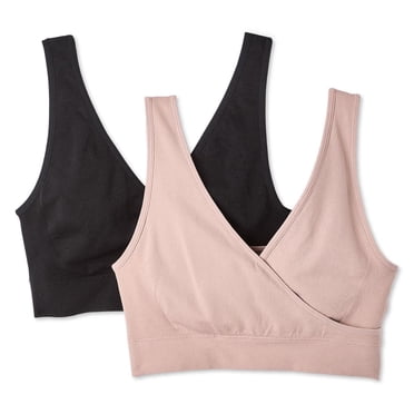 George Women's Seamless Nursing Sleep Bra 2-Pack