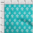thumbnail image 1 of oneOone Viscose Chiffon Fabric Leaves & Floral Block Print Fabric BTY 42 Inch Wide, 1 of 4