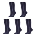 thumbnail image 1 of Greyghost 5 Paires Bas de Compression pour Hommes et Femmes Chaussettes de Randonnée Course 20-30 mm Vol Grossesse Enflure Varices Marathon Café P/M, 1 of 6