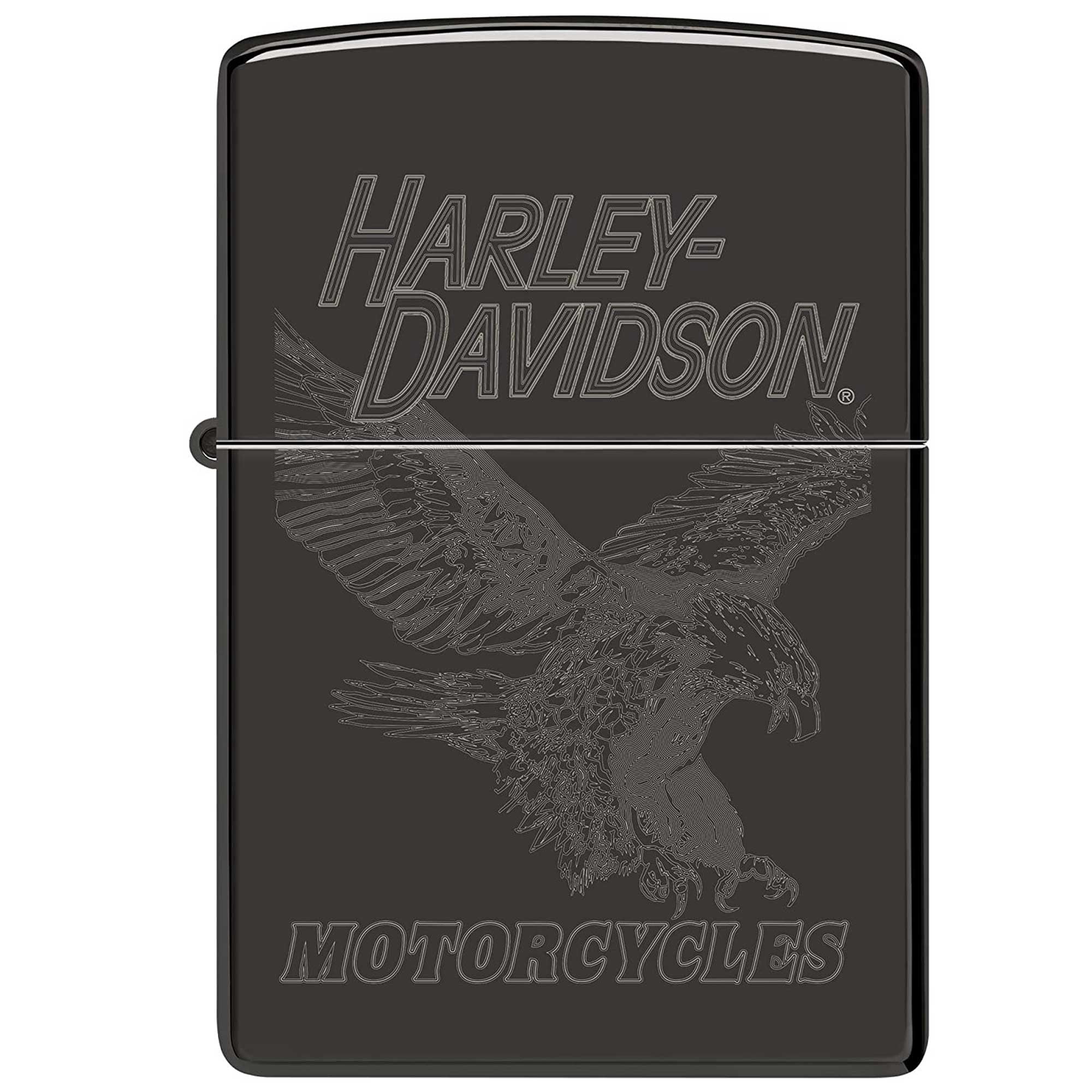 Zippo 48601 Harley-Davidson Laser Fancy Fill Windproof Lighter