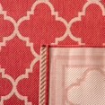 thumbnail image 4 of Safavieh Courtyard Tapis Rouge Intérieur Extérieur - Coureur 2 Pieds4 Pouces x 12 Pieds, 4 of 5