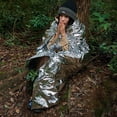 thumbnail image 1 of Couverture d'Urgence à Isolation Réfléchissante, Couverture de Survie pour Camping, Randonnée, Pique-Nique en Plein Air et Usage d'Urgence, 1 of 7
