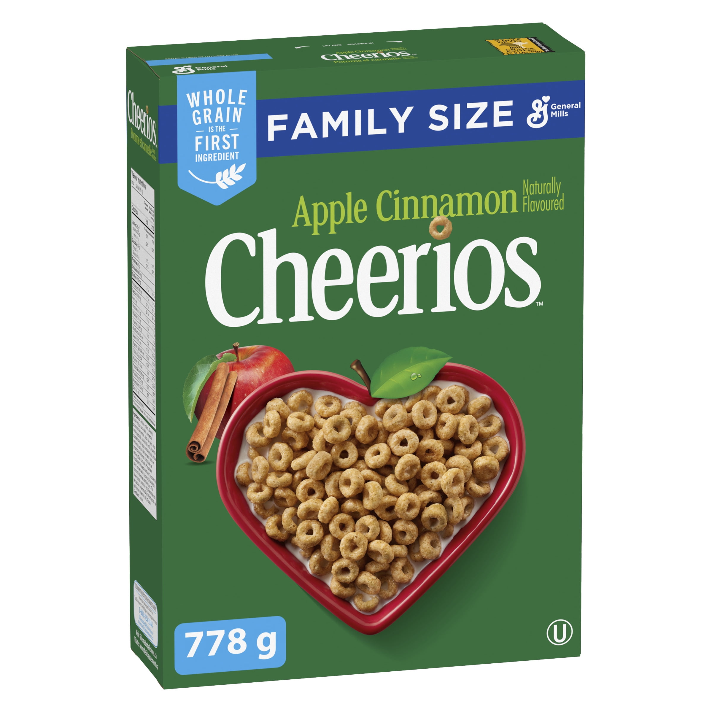 Cheerios Apple Cinnamon Cereal, Family Size
