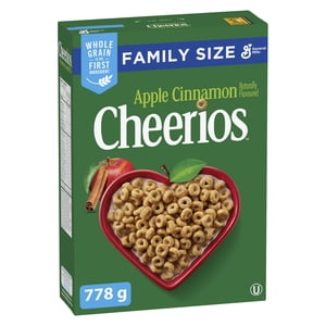 Cheerios Apple Cinnamon Cereal, Family Size