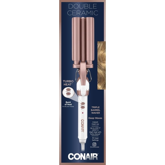 Conair® Double Ceramic Triple Barrel Waver