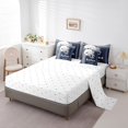 thumbnail image 3 of YST Ensemble de Douillette de Football Américain 7 Pcs, Ensemble de Douillette de Sports de Rugby, Polyester, Très Grand Lit (7 Unités), 3 of 5