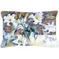 thumbnail image 1 of Easter Lillies Fabric Decorative Pillow, 1 of 1