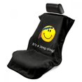 thumbnail image 1 of Seat Armour SA100JEPSFB Jeep Black Smiley Face Seat Cover, 1 of 2