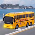 thumbnail image 4 of karymi Four Way LED Simulation Bus Children's Travel Bus Remote Control Bus Toy Car Model Toy Gifts for Women, 4 of 6