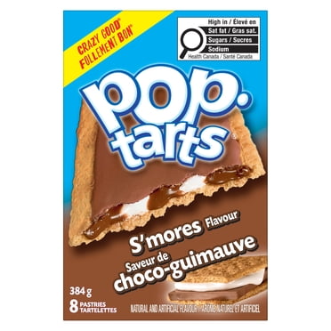 Tartelettes pour grille-pain Kellogg's pop-tarts Glacées chocó-guimauve, 384 g - 8 tartelettes