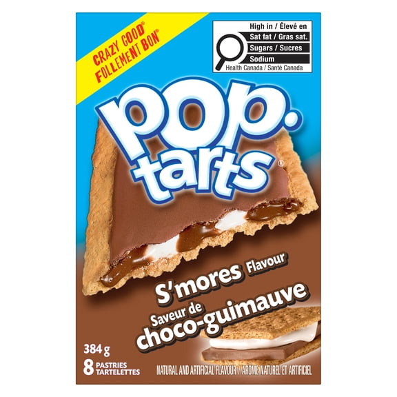 Tartelettes pour grille-pain Kellogg's pop-tarts Glacées chocó-guimauve, 384&nbsp;g - 8&nbsp;tartelettes