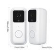 thumbnail image 3 of Smart Video Doorbell Camera Door Bell with 170° View Night Vision Motion Detection 2 Way, 3 of 8