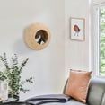 thumbnail image 2 of PawHut Étagère Murale pour Chat, Condo Mural pour Chat avec Coussin, Beige, 2 of 10
